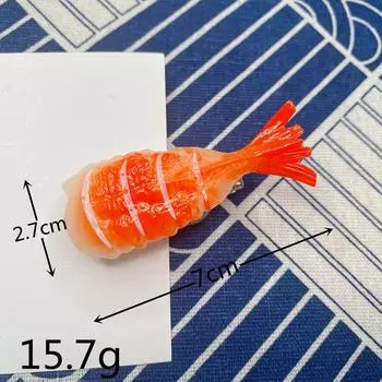 5 кусочков имитации еды, японская суши, открытка для волос