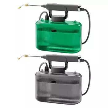 5 L Electric Garden Sprayer with Adjustable Shoulder Strap for Orchard Watering Transparent green