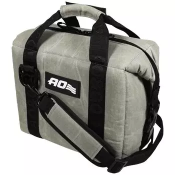 5 лет AO Coolers 9 Pack Вощеный холст мягкий охладитель светло-серый легкий водоотталкивающий холодоизоляционный охладитель сумка-холодильник сумка-холодильник маленькая