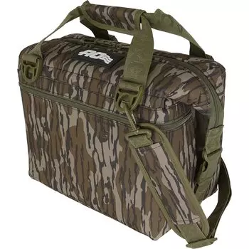 5 лет AO Coolers Canvas Soft Cooler 12 Pack 11L Mossy Oak Bottomland Легкая изолированная сумка-холодильник для кемпинга и пикника на открытом воздухе