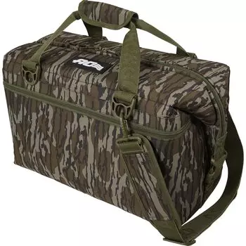 5 лет AO Coolers Canvas Soft Cooler 24 Pack 23L Mossy Oak Bottomland Легкая изолированная сумка-холодильник для кемпинга и пикника на открытом воздухе