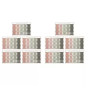 5 листов Библии, индексная этикетка, наклейка, самоклеящиеся бумажные вкладки, инструмент для изучения (зеленый)