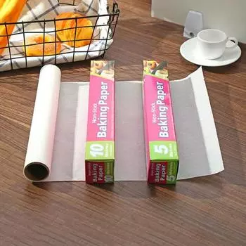 5 м/10 м жиронепроницаемая антипригарная подкладка для духовки, противень для выпечки барбекю, кухонная бумага, товары для распродажи 30cm x 10m