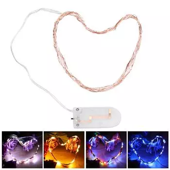 5 м 50 светодиодных гирлянд из медной проволоки для рождественского фестиваля внутреннего декора White