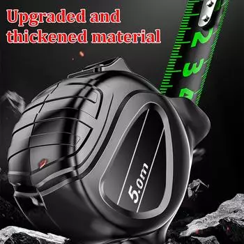 5 м/7,5 м/10 м рулетка из флуоресцентной стали, линейка для работы по дереву, линейка из высокоуглеродистой стали, утолщенная стальная самоблокирующаяся лента