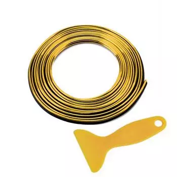 5 м DIY автомобильные Стайлинговые полоски для интерьера автомобиля, украшение для окна, хромированная полоса, отделка, литье, Стайлинговая полоса, отделка, наклейки, линия 5 meters красный