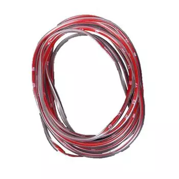 5 м молдинговая накладка на дверь автомобиля, защитная крышка от царапин на кромке автомобиля, защита от столкновений чистый