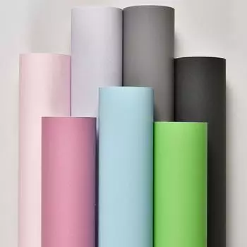 5 м однотонные самоклеящиеся обои DIY водонепроницаемые наклейки на стену, декор для мебели для комнаты 60cmX5m матовый черный