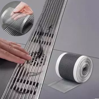 5 м Разрезаемые наклейки для слива пола Одноразовый канализационный ловушка для волос Самоклеящийся фильтр для раковины Фильтр для кухни и ванной комнаты