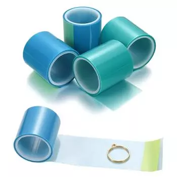 5 м/рулон, бесследная лента, бесшовная бумажная лента для DIY, полая открытая металлическая рамка, рамка, установка УФ-форм для эпоксидной смолы, изготовление ювелирных изделий LM светло-синий