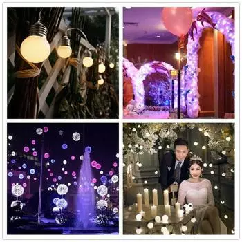 5 м светодиодная гирлянда, 20 светодиодных лампочек из бисера, свадебная фея, домашний декор, 110 В