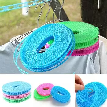 5 м веревка для белья, уличная нейлоновая ветрозащитная ограда типа Portablae, крючок, инструменты для путешествий, противоскользящая линия для одеяла ручной работы 3m