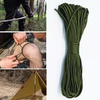 5 метров парашютный шнур шнур для кемпинга аксессуары для выживания на открытом воздухе диаметр 4 мм Te N5Z4 black-5m