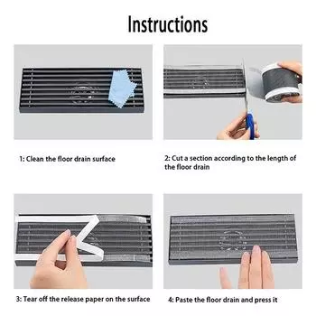 5 метров сливной фильтр для душа, фильтр для улавливания волос, кухонная раковина, пробка для канализации, сетка для ванной комнаты, одноразовые наклейки 5m