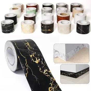 5 метров водонепроницаемый самоклеящийся плинтус настенная наклейка талия плинтус настенная отделка угловая линия протектор декор плинтус 500x12cm