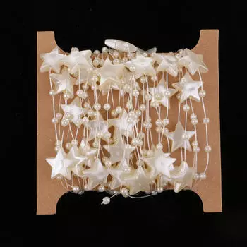 5-метровая цепочка из жемчуга и гирлянды из бисера для декора свадебной вечеринки