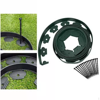 5-метровый садовый комплект для ландшафтной окантовки, легкая граница для газона