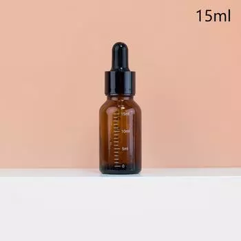 5 мл-100 мл флаконы-капельницы со шкалой реагент глазные капли янтарное стекло ароматерапия жидкость пипетка флакон многоразового использования бутылки для путешествий 15ml