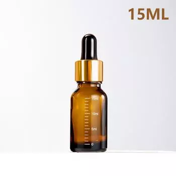 5 мл-100 мл флаконы-капельницы со шкалой реагент глазные капли янтарное стекло ароматерапия жидкость пипетка флакон многоразового использования бутылки для путешествий 15ML