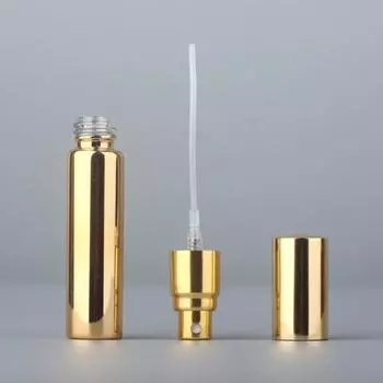 5 мл/10 мл пыленепроницаемый 3 цвета легкий мини-размер жидкий косметический спрей контейнер бутылка эфирного масла 5ML золотистый