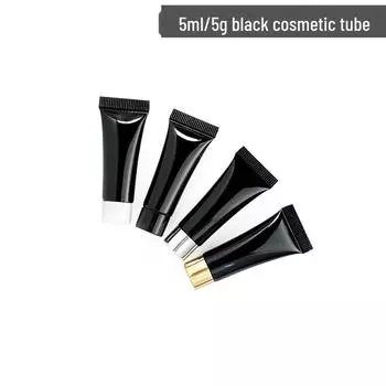 5 мл черный косметический светонепроницаемый полиэтиленовый тюбик: Образец жидкой основы и консилера screw cap