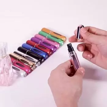 5 мл флакон духов спрей путешествия переносной многоразового распылитель духов пустой косметический флакон духов 5ml чёрный