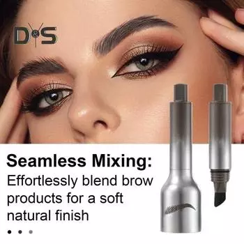 5 мл Карандаш для бровей Водостойкий Натуральный Стойкий Неразмазываемый Карандаш для бровей Скошенная кисть для микроблейдинга Женская краска для бровей Контурная ручка Инструменты для макияжа чёрный