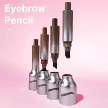 5 мл Карандаш для бровей Водостойкий Натуральный Стойкий Неразмазываемый Карандаш для бровей Скошенная кисть для микроблейдинга Женская краска для бровей Контурная ручка Инструменты для макияжа