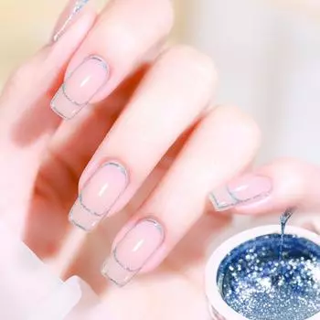 5 мл модный тонкий блеск нежная текстура флэш-лак для ногтей лак замачиваемый УФ-гель для леди