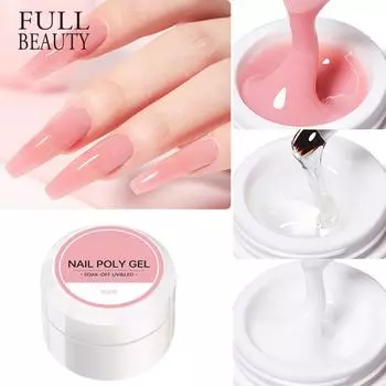 5 мл Nail Poly Гель-лак для ногтей для наращивания ногтей Poly UV Builder Gel Лак для ногтей Лак для маникюра 5ML-Extension Gel