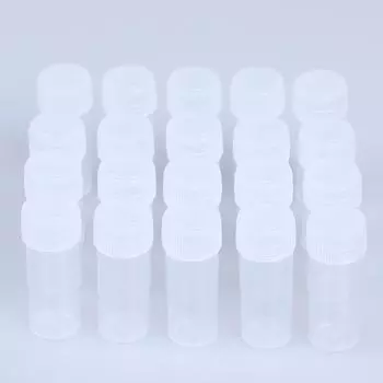 5 мл пластиковая бутылка для проб, пробирка, мини-бутылки, флаконы, контейнеры для хранения