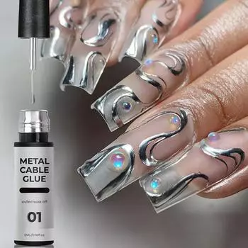 5 мл рисунок УФ гель для ногтей эластичная подводка DIY веб-лак паутина гель-паук цветочные типсы для ногтей