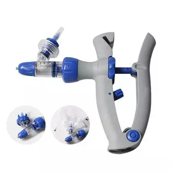 5 мл шприц-пистолет для крупного рогатого скота регулируемый и непрерывный шприц-инжектор для животных для птицы, скота, свиней, коз