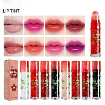 5 млУвлажняющая помада для губ Lip Tint Roller Water Не выцветает и не прилипает к чашкам Lip Glaze Блеск для губ One Size