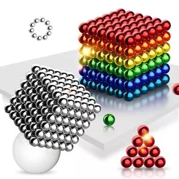 5 мм 216 шт. 3D DIY магические шарики Buckyballs игрушки для декомпрессии подарки все виды цветов головоломки образование сферы куб бусины