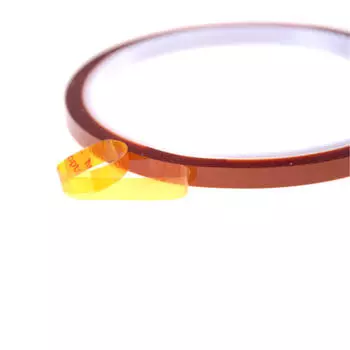 5 мм X 33 м термостойкая высокотемпературная полиимидная клейкая лента желтовато-коричневого цвета