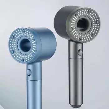 5 Modes Shower Head High Pressure Showerhead One-Key Stop Water Massage Shower Head With Filter Element Bathroom Accessories