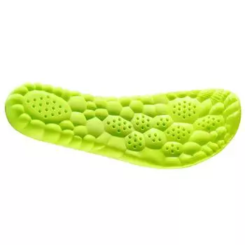 5# Мягкие стельки для обуви с поддержкой свода стопы, усиленная поддержка, облегчение боли (Зеленый 45-4