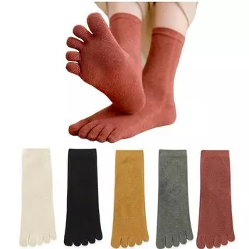 5 носков 5 носков хлопок 5 носков короткие все запахи устойчивы 5 пар в 5 цветах [GUGULUZA] Носки, женские, носки, дышащие, простые, хлопок, носки, женские