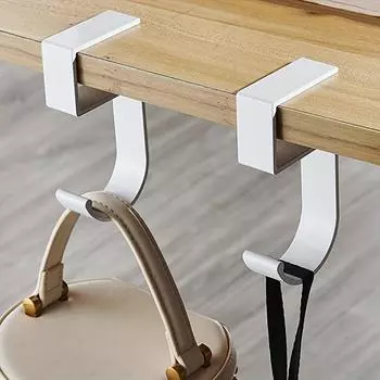 5-образный держатель для сумок для рабочего стола, крючок для сумки на боковой стороне стола, нелипкий съемный крючок, съемный и мобильный крючок