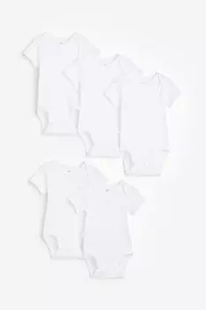 5-pack short-sleeved bodysuits