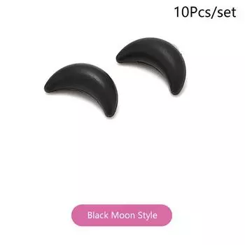 5 Pairs Silicone Star Moon Anti Slip Ear Hook Eyeglass Eyewear Accessories Eyeglasses Grip Temple Tip Holder Spectacle Eyeglass Moon