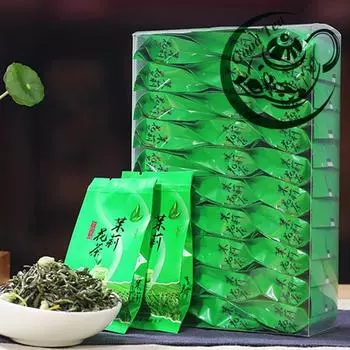 5 пакетиков китайского чая с цветком жасмина, 30 г зеленого чая