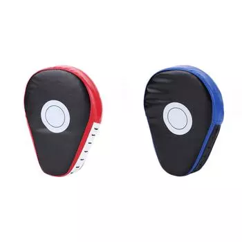 5-пальцевая ручная целевая дышащая кикбоксинговая лапа для мужчин и женщин тренажерный зал (Черный Красный)