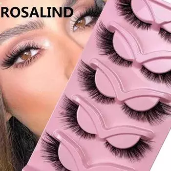 5 пар 3D ресниц накладные ресницы инструменты для макияжа натуральные длинные толстые объемные ресницы красивые пушистые ресницы лисы