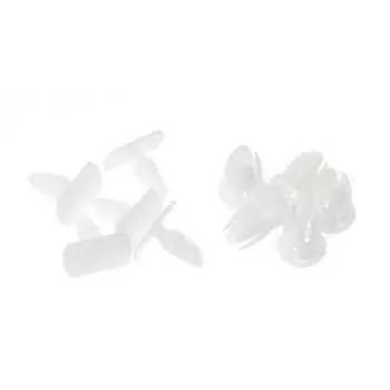 5 пар автомобильных заклепок для крепления бампера, накладок, зажимов для Mercedes Benz белый