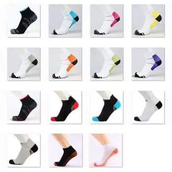 5 пар компрессионных носков из медного волокна для спорта, для мужчин и женщин, унисекс, носки для ног, подошвенный фасциит, пяточные шпоры, боль в своде стопы, мужские носки Meias EU 36-45(5 PAIRS)