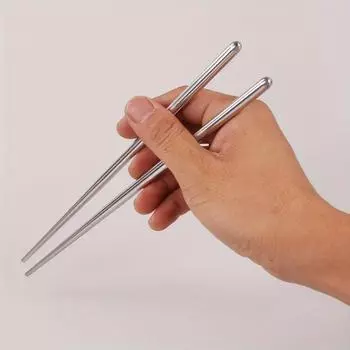 5 пар квадратных палочек для еды из нержавеющей стали, китайские стильные, здоровые, легкие китайские палочки для еды, металлические нескользящие кухонные палочки Square