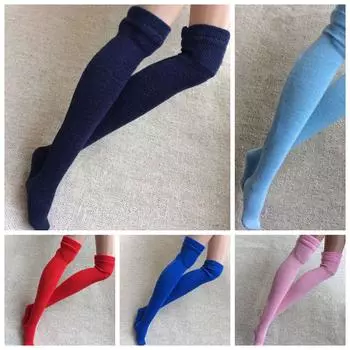 5 пар/лот, чулки разных цветов для куклы Блайз 1:6, носки для Барби, высокие носки выше колена для куклы Блайз Момоко OB разноцветный