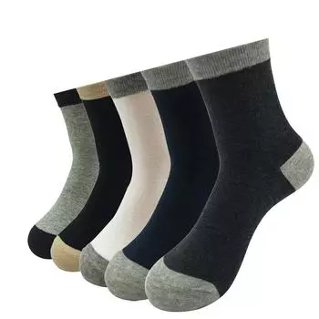 5 пар/лот, мужские носки в полоску, длинные, высококачественные, хлопковые, дышащие, деловые, мужские, для мужа, отца, подарок, 14 стилей EU38-44 - US6.5-9.5